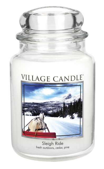 Village Candle Świeczka zapachowa Zimowa przejażdżka - Sleigh ride, 645 g