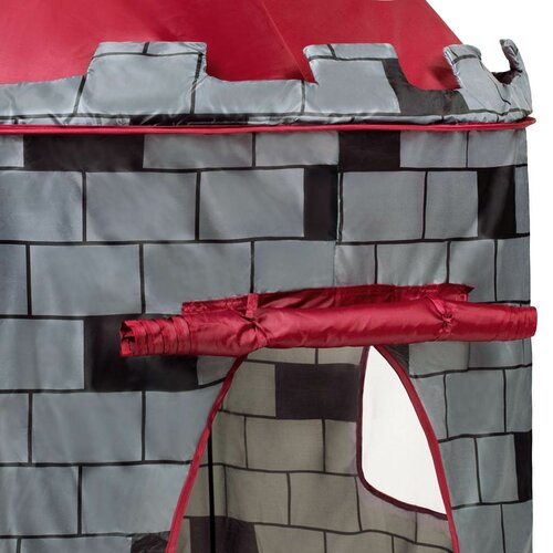 Cort pentru copii Baby Mix Castel gri, 105 x 125 cm