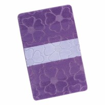 Covoraş de baie Avangard Flori, violet, 60 x 100 cm Covoraş de baie Avangard Flori, violet, 60 x 100 cm