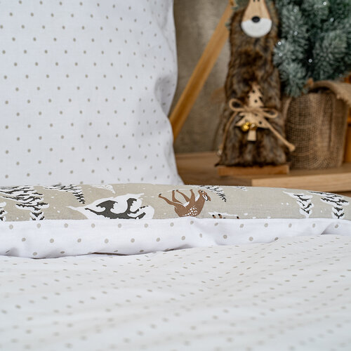 Lenjerie de pat din bumbac 4Home Christmas forest , 140 x 220 cm, 70 x 90 cm
