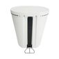 Denox Pedal bin 25 L, ovalen, bel