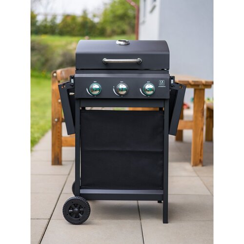 Happy Green Gasgrill Hammond 3 Brenner, 101,6 x 106 x 53 cm