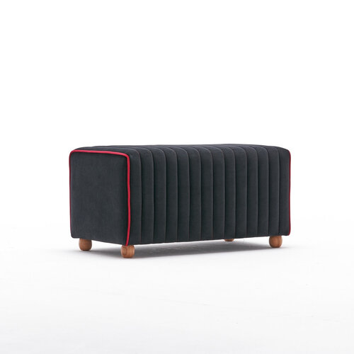 Taburet Mabel Pouf negru