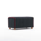 Taburet Mabel Pouf negru