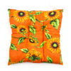 Sedák slunečnice oranžová, 40 x 40 cm
