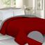 Domarex Narzuta na łóżko Laurine czerwony/szary, 220 x 240 cm