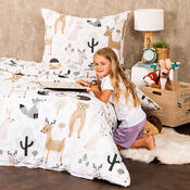 Lenjerie de pat din bumbac 4Home Nordic Friends,160 x 200 cm, 70 x 80 cm