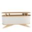 Stolik pomocniczy Stor Oak and White