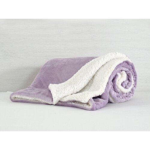B.E.S. Petrovice Odejica iz mikroflanela,vijolična, 150 x 200 cm