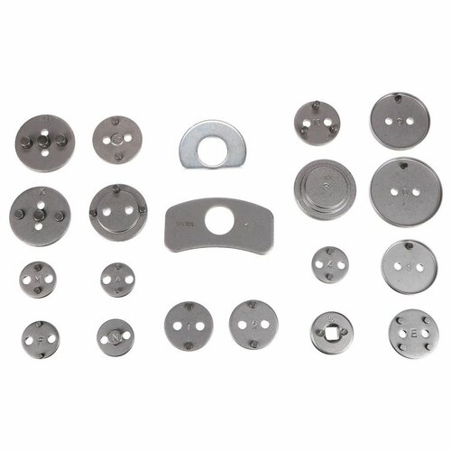 Sixtol Stiskalo zavornih batov MECHANIC BRAKE SETBLACK 22, 22 kos