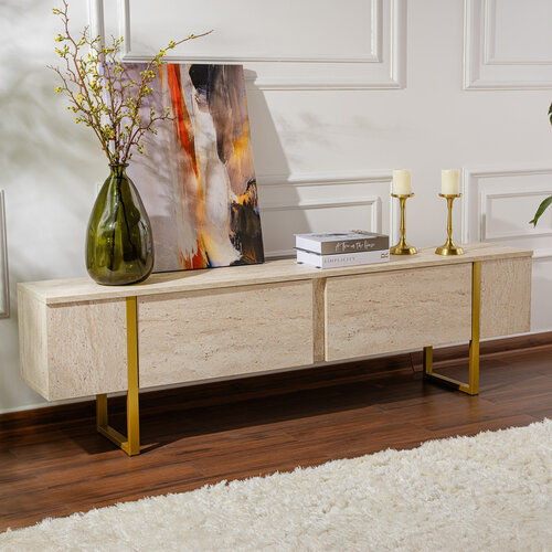 Televizní stolek Serenity Travertine