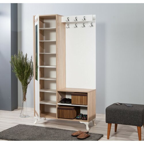 Set de hol Inci White and Sonoma Oak