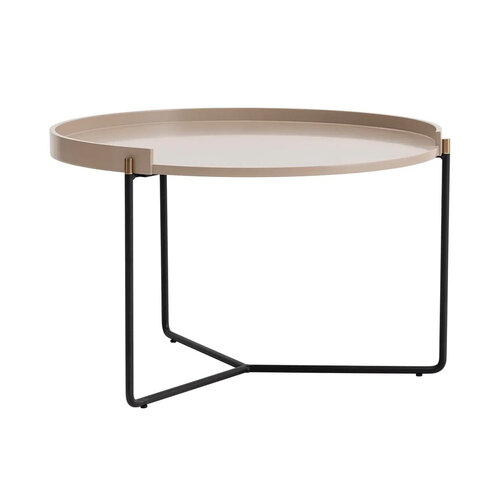 Beistelltisch Mandy Beige, 2 Stück