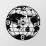 Настінний годинник World S018 Black, 48 × 48 см