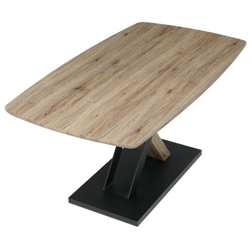 Esstisch X 165 x 80 cm, Eiche San Remo