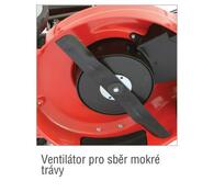 Motorová kosačka s pojazdom ABG 575 4v1, červená