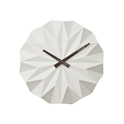 Karlsson KA5531WH Designové nástenné hodiny, 27 cm