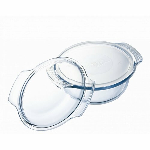 Pyrex okrągłe naczynie szklane z pokrywką 3,75 l