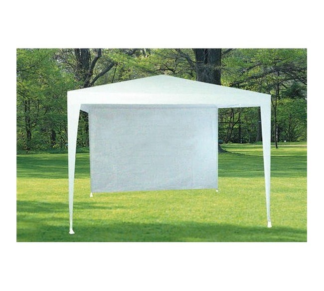 VETRO-PLUS Bočnica záhradného stanu bez okna 2,95 x 1,9 m biela