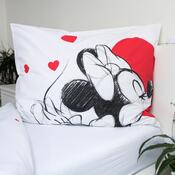 Detské bavlnené obliečky Mickey and Minnie Love 05, 140 x 200 cm, 70 x 90 cm