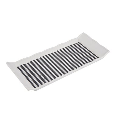 Orion Tava de servire Retro alb-negru, 29,5 x 13cm