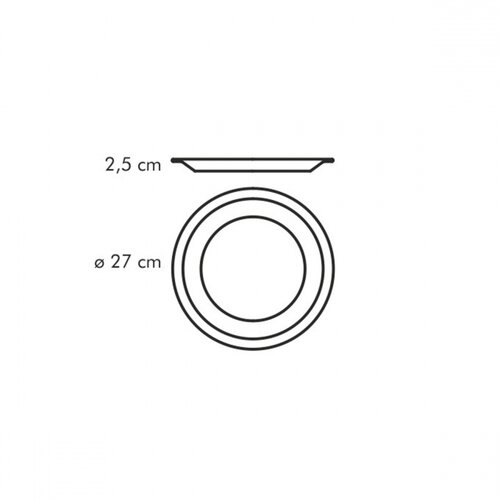 Tescoma Mělký talíř GUSTITO, 27 cm