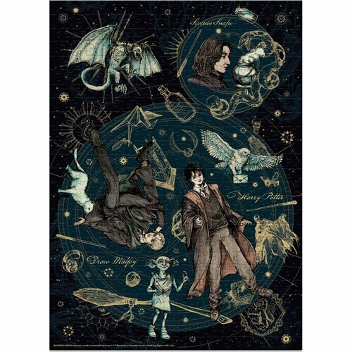 Dodo Puzzle Harry Potter: Snape, Harry in Draco,500 kosov