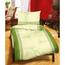 Bavlnené obliečky Pruhy zelená, 140 x 200 cm, 70 x 90 cm