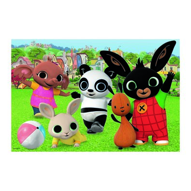 Trefl Puzzle Królik Bing - Zabawa w parku MAXI, 24 elementy