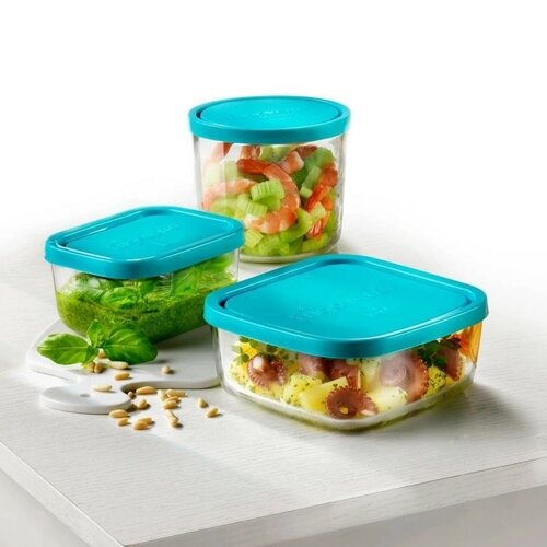 Bormioli Rocco Скляна банка з кришкою Frigoverre,12 см