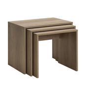 Odkládací stolek SHP Light Walnut, 3 ks