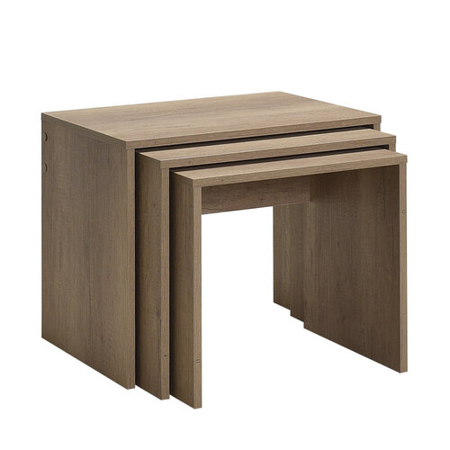 Masă pliabilă SHP Light Walnut, 3 buc