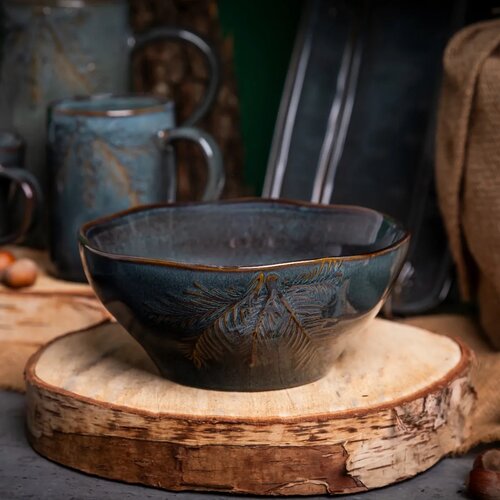 Altom Ceramiczna miska Pine Forest 17,5 cm, 1 l