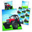 Bavlněné povlečení Traktor, 140 x 200 cm, 70 x 90 cm