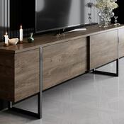 Măsuță TV Luxe Walnut and Black