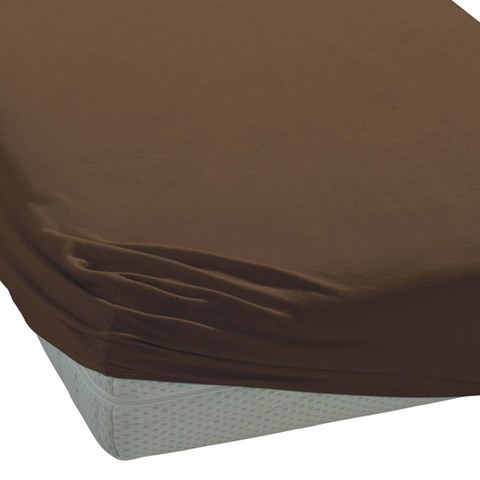 BedTex prześcieradło frotte brązowy, 90 x 200 cm