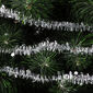 Beteală pentru Crăciun Stars argintiu, 600 cm