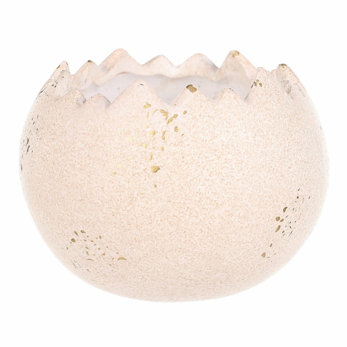 Keramický obal na květiny Skořápka na ležato, 17 x 13 x 9 cm - thumb (3)