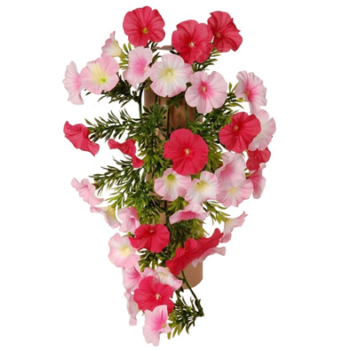 Sztuczny kwiat Petunia różowy, 40 cm