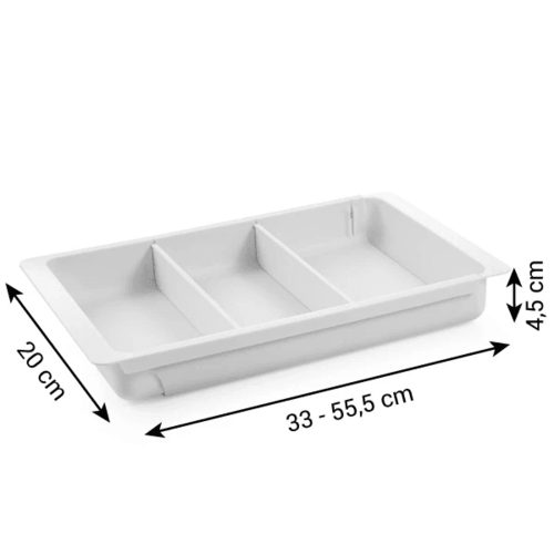 Tescoma Verstellbarer Schubladeneinsatz FlexiSPACE 330-555 mm