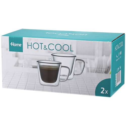 4Home Szklanka termiczna Haze Hot&Cool 180 ml, 2 szt.
