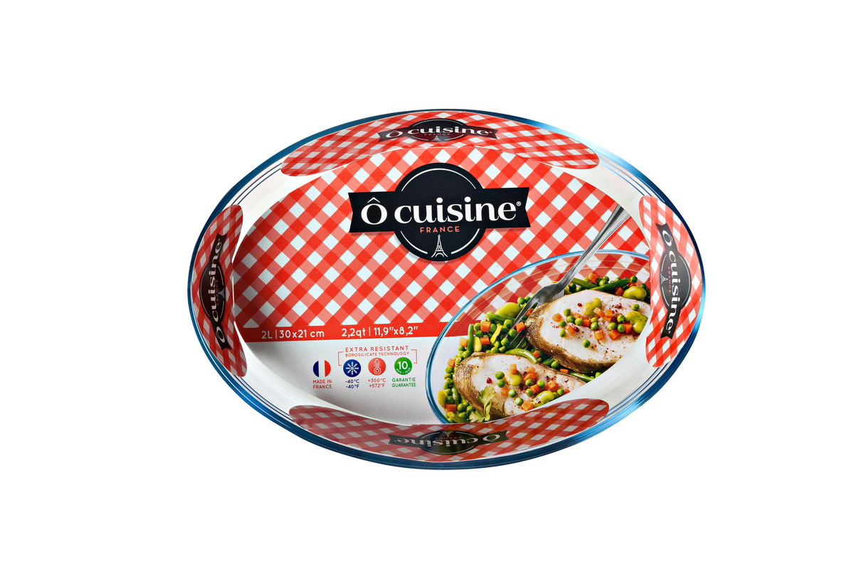 Obrázok  Skleneny pekáč OCUISINE 30x21cm/2l, borosilikát