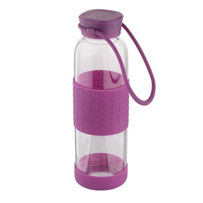 Altom Glaswasserflasche 550 ml, lila