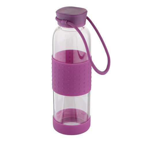 Altom Glaswasserflasche 550 ml, lila