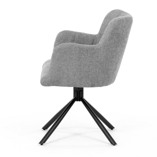 Set de scaune de sufragerie cu mecanism deîntoarcere DCH-T1122 GREY2, 2 buc.