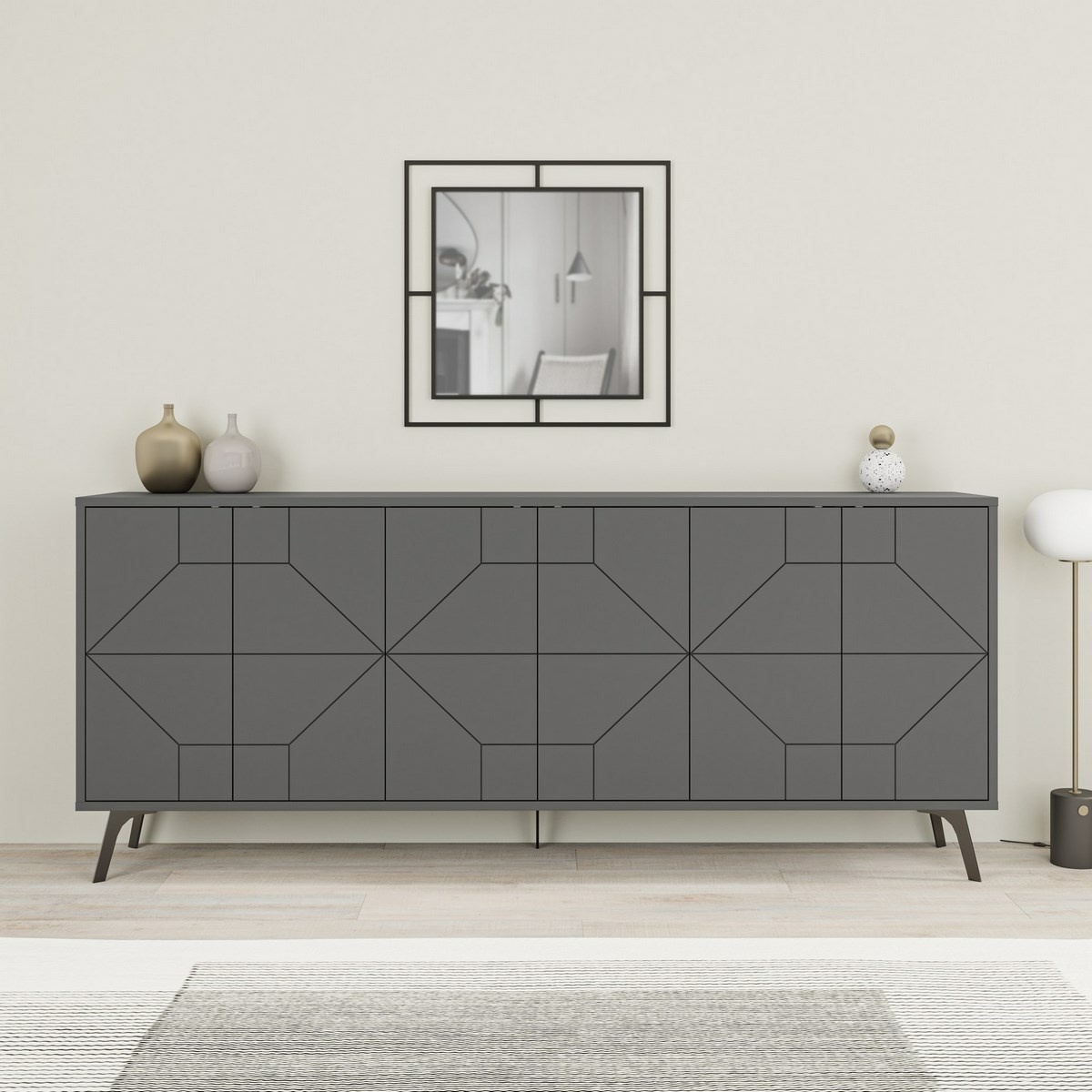Skrinka Dune Anthracite 2