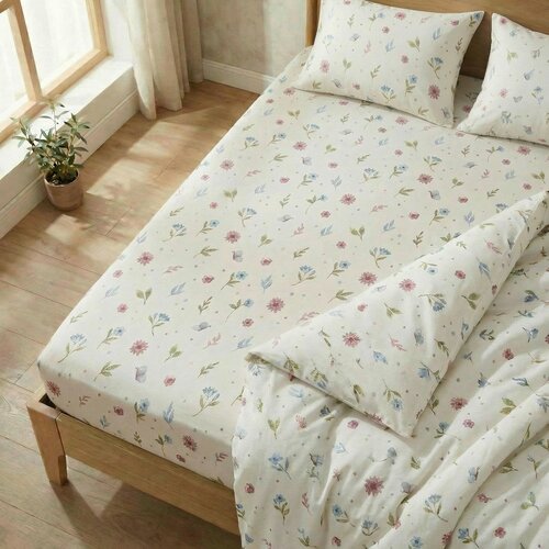 Kvalitex Bavlnené napínacie prestieradlo Letnálúka, 80 x 200 cm
