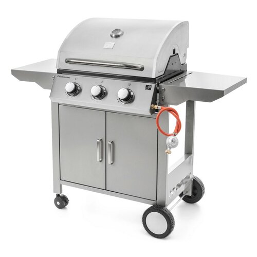 Grătar cu gaz G21 Oklahoma BBQ Premium Line 3arzătoare + reductor gratuit