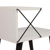 Noční stolek Cross White