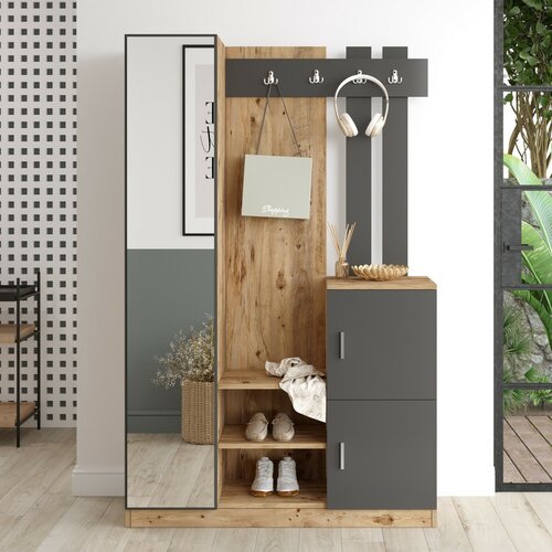 Dano Atlanitc Pine and Anthracite előszoba szett